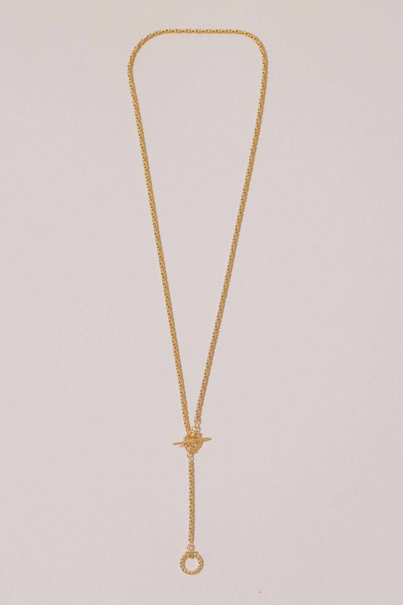 Tikvah Toggle Bar Rope Necklace