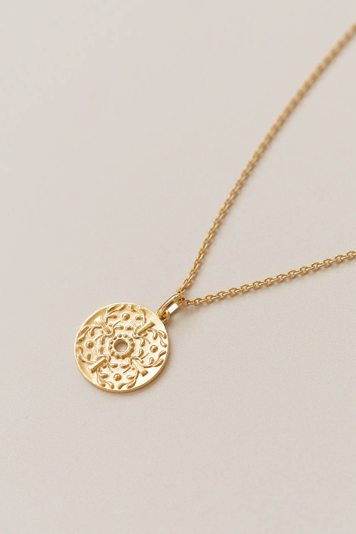 Olive Tree Coin Necklace