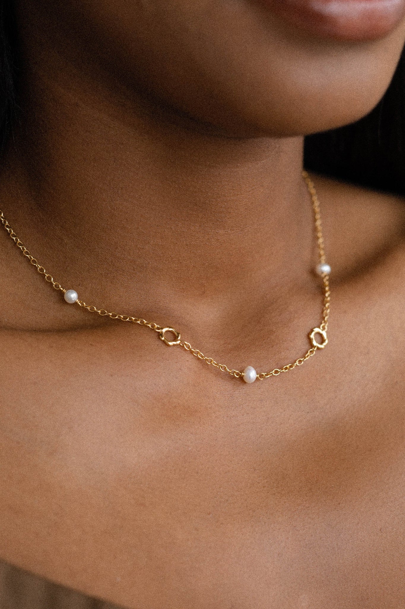 Triune Pearl Necklace